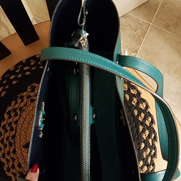 Brand new Coach handbag teal - Picture 5 of 7